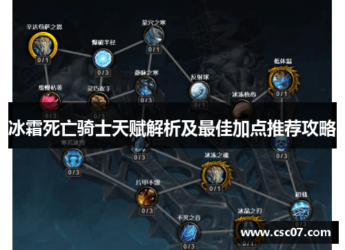冰霜死亡骑士天赋解析及最佳加点推荐攻略 冰霜死亡骑士天赋解析及最佳加点推荐攻略